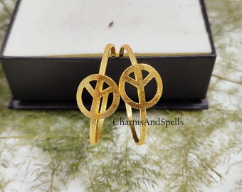 Gioielli con orecchini pendenti hippie con simbolo del segno