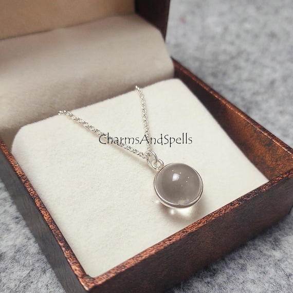 ●TATIANA● Silver 925 Clear Quartz Candy Ball Necklace NZ21 A23A774B-3273-4622-ACBA-