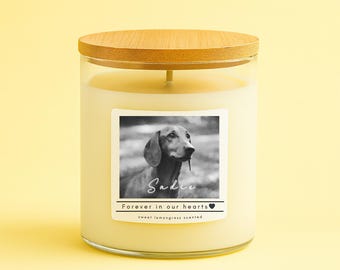Personalied Pet Memorial Candle