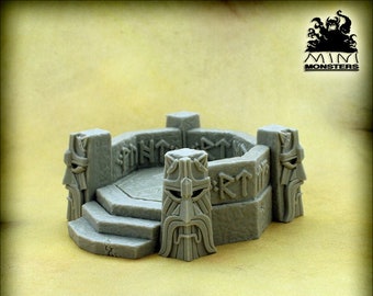 DWARF COMMAND POST - 28mm 32mm Scale | Dungeons and Dragons | DnD Terrain | Fantasy | Resin | Wargaming terrain | Wargames | Mini Monsters
