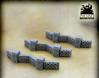 DWARF DEFENSE LINE - 28mm 32mm Scale | Dungeons and Dragons | DnD Terrain | Fantasy | Resin | Wargaming terrain | Wargames | Mini Monsters