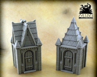 CRYPTS - 28mm 32mm Scale | Dungeons and Dragons | DnD Terrain | Fantasy | Resin | Wargaming terrain | Wargames | Mini Monsters