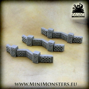 DWARF DEFENSE LINE - 28mm 32mm Scale | Dungeons and Dragons | DnD Terrain | Fantasy | Resin | Wargaming terrain | Wargames | Mini Monsters