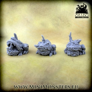 PLAGUE TOADS - Escala 28 mm 32 mm / Dungeons and Dragons / Terreno DnD / Fantasía / Resina / Terreno de Wargaming / Wargames / Mini Monstruos