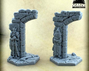 AMBEGRAD HEX TERRAIN – 28mm 32mm Fantasy Scenery | Wargaming terrain | DnD | Mini Monsters