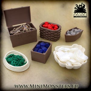 Farshore Resource Holders | Upgrade Kit | Board Game | Everdell | Tabletop Games | Handmade | Mini Monsters