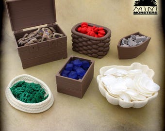 Farshore Resource Holders | Upgrade Kit | Board Game | Everdell | Tabletop Games | Handmade | Mini Monsters