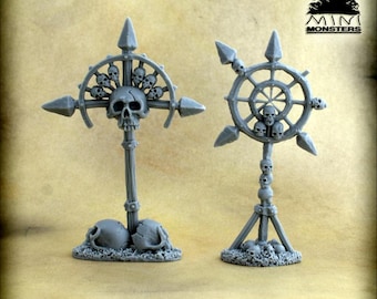 CHAOS TOTEMS - 28mm 32mm Scale | Wargaming terrain | Fantasy | Tabletop wargaming | Dungeons and Dragons | Resin | Mini Monsters