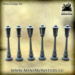 STRAATLANTAARNS: 28 mm (32 mm) | Wargaming-terrein | Wargames | Kerkers en draken | DnD-terrein | Fantasie | Hars | Minimonsters