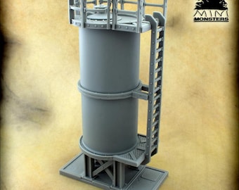 GAZOLINE SILO - wargaming terrain | scenery | Sci-Fi | sf miniature | post-apo | 28-32mm | Mini Monsters