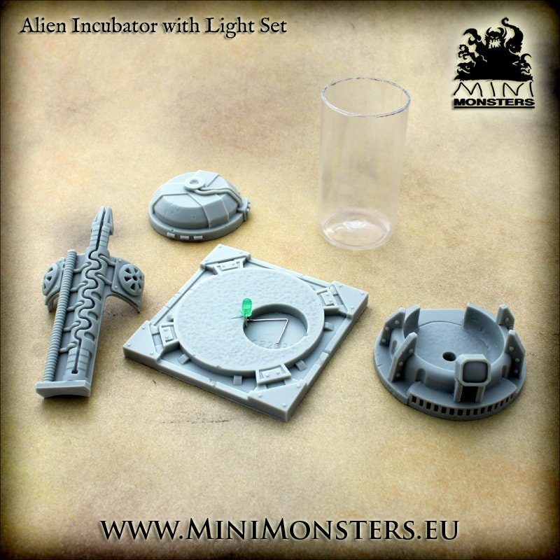 Alien Incubator With LED Light - Wargaming Terrain| Sci-fi, SF ...
