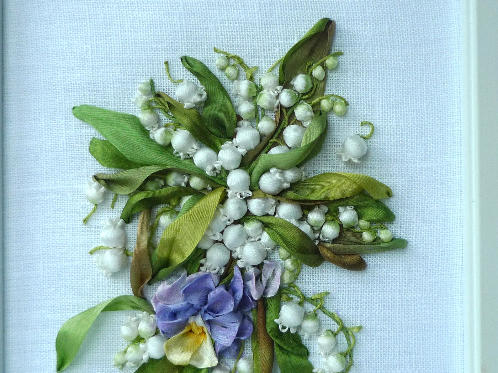 LilyoftheValley Original embroidery Gift for woman Gift for Etsy