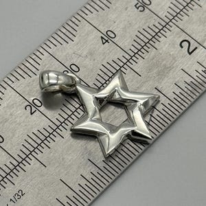 925 Sterling Silver Star of David Pendant | David Star Necklace | Star Pendant | 20 Inch | Brand New