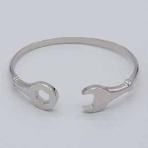 925 Sterling Silver Baby Spanner Bangle | Boy&Girl Oval Baby Bangle | 3mm Spanner Bangle | Brand New 36mmx44mm