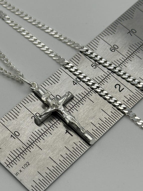 925スターリングシルバー 十字架ペンダント | Inriクロスネックレス