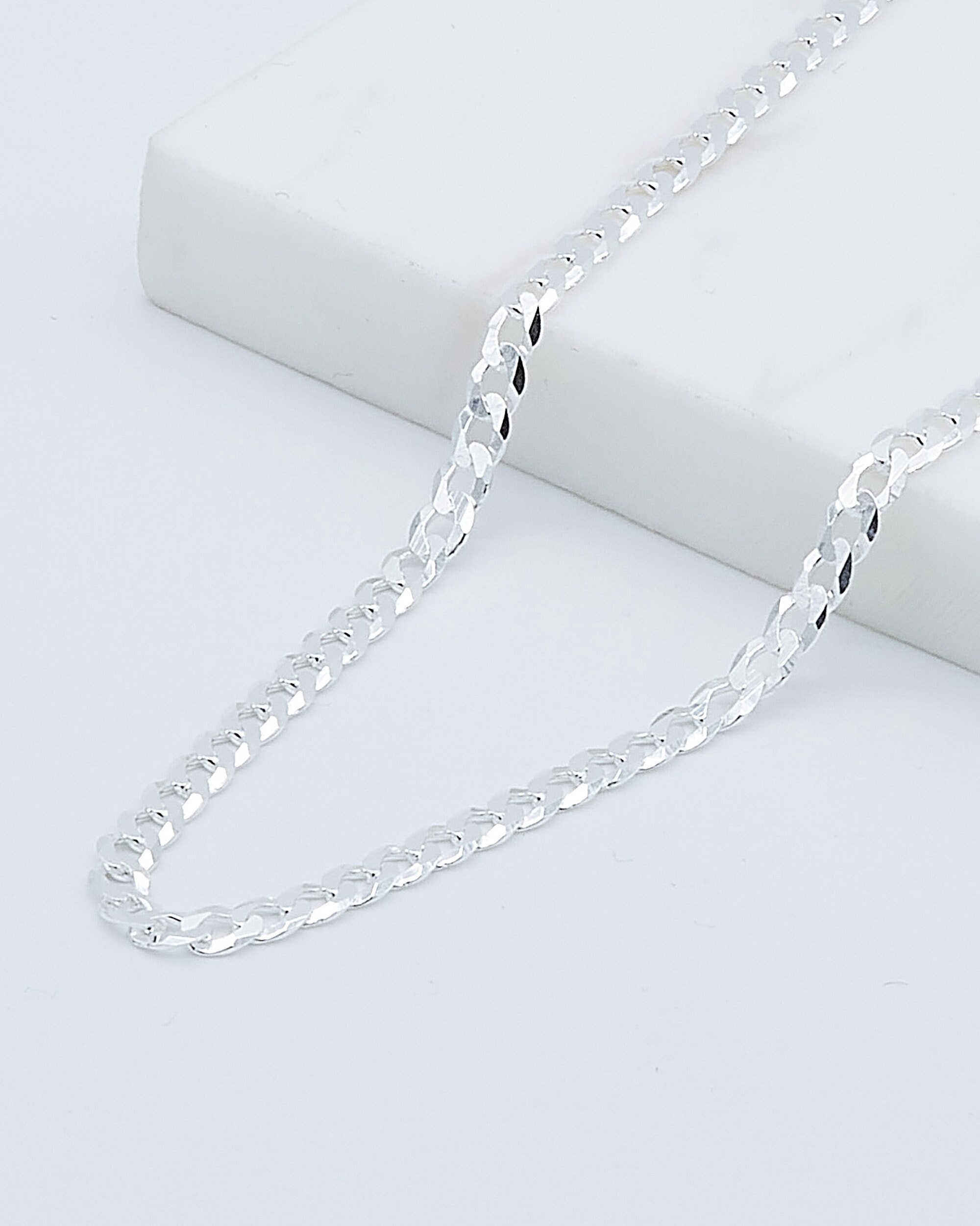 Stella-Jewellery Silberkette 925er Sterling Silber Panzerkette Massiv 7 Mm, 925 Sterling Silber Panzerkette Massiv 7 Mm 925 Sterling Silber Silberschmuck S071003a