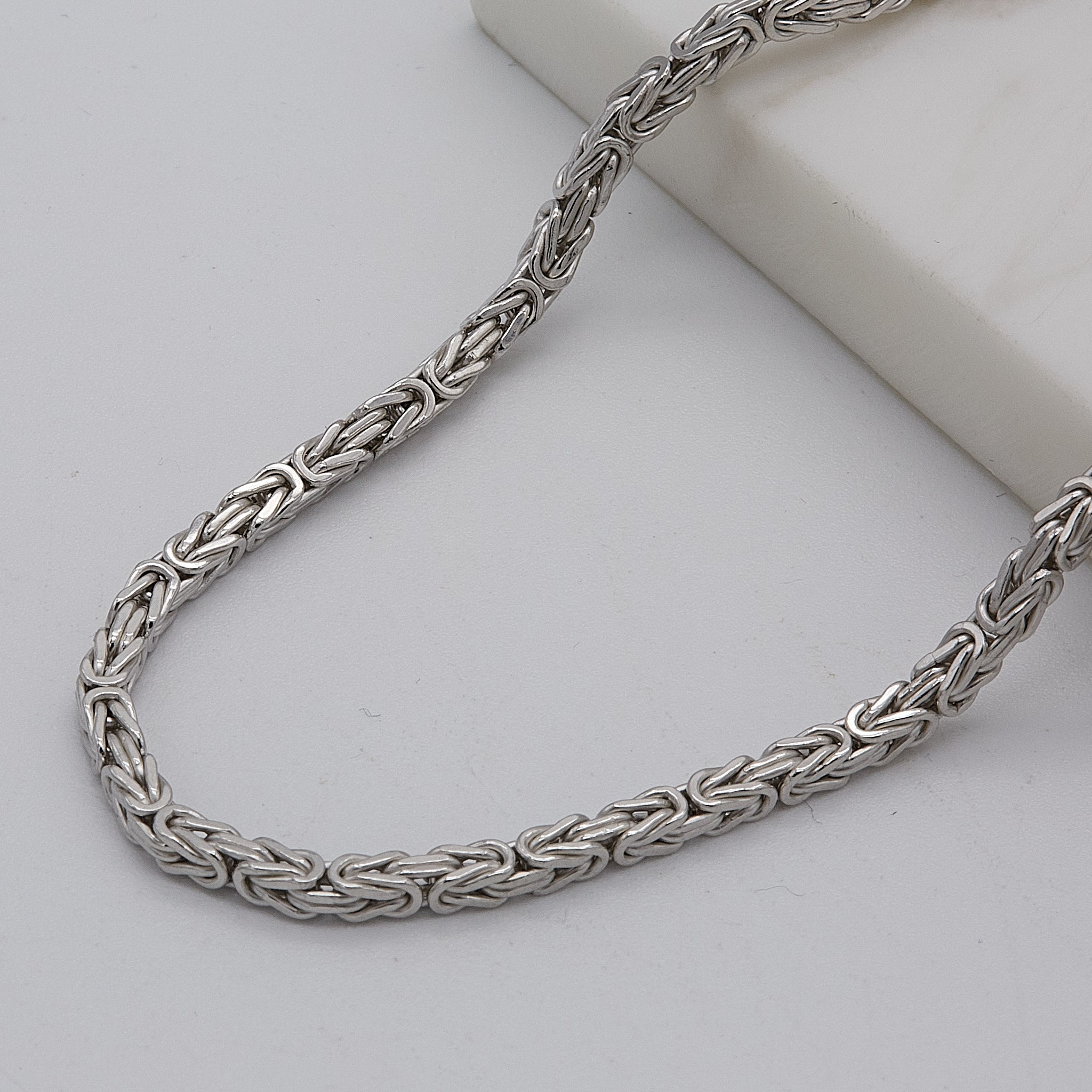 Base Catena Da Appendere, Due Catene*argento AG 925*CHAIN 46 (A 030 / A - Foto 10