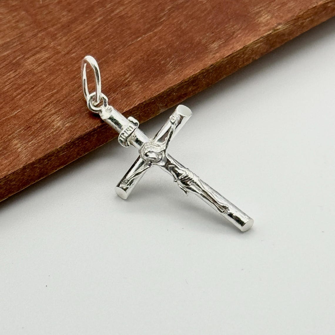 925 Sterling Silver Crucifix Pendant | Inri Cross Pendant Only | Small ...