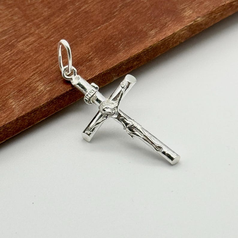 925 Sterling Silver Crucifix Pendant | Inri Cross Pendant Only | Small ...