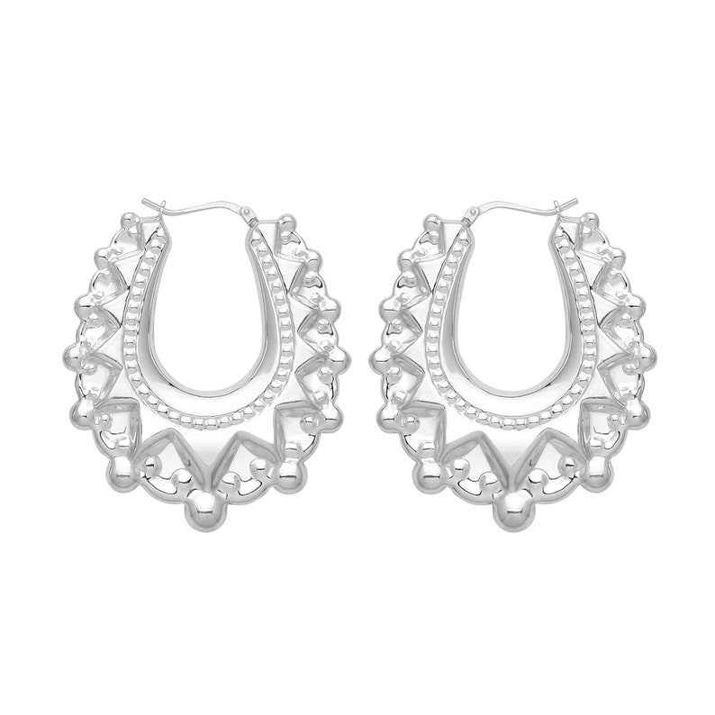 925 Sterling Silver Victorian Style 