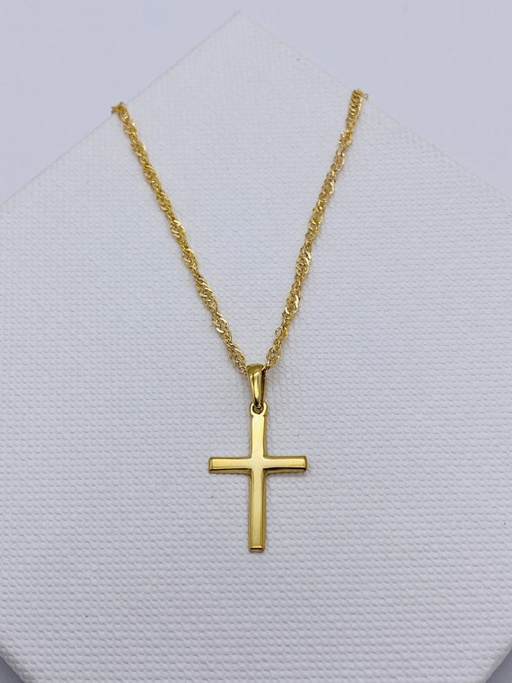 Tiny Cross Necklace – adorn512