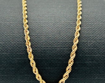 Collane Corda Laser in Oro 18 Carati Lunghezza: 80 cm Filo o misura: 70 14,1g