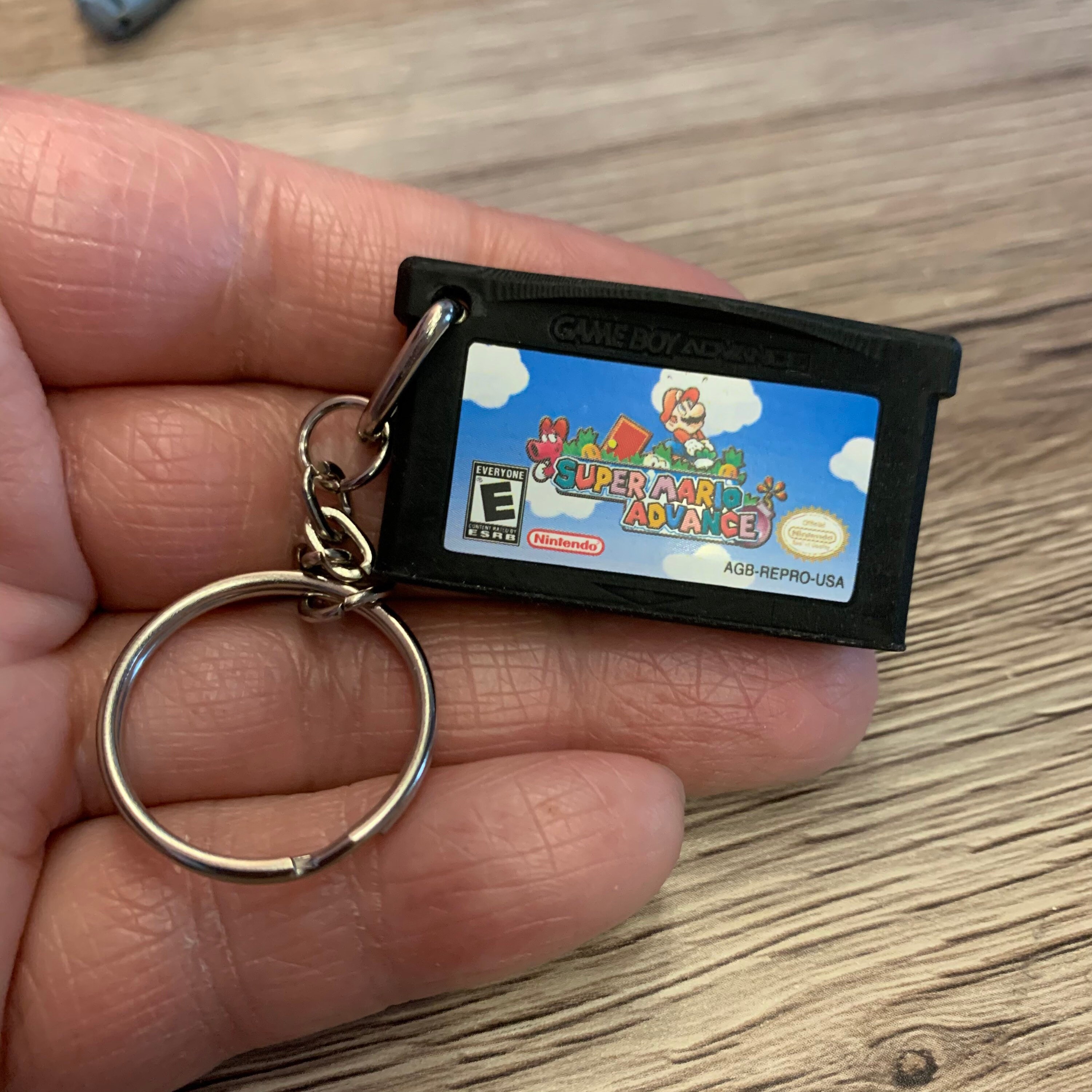 Gameboy Advance Cartridge Keychain / Keyring. Retro Cartridge Etsy