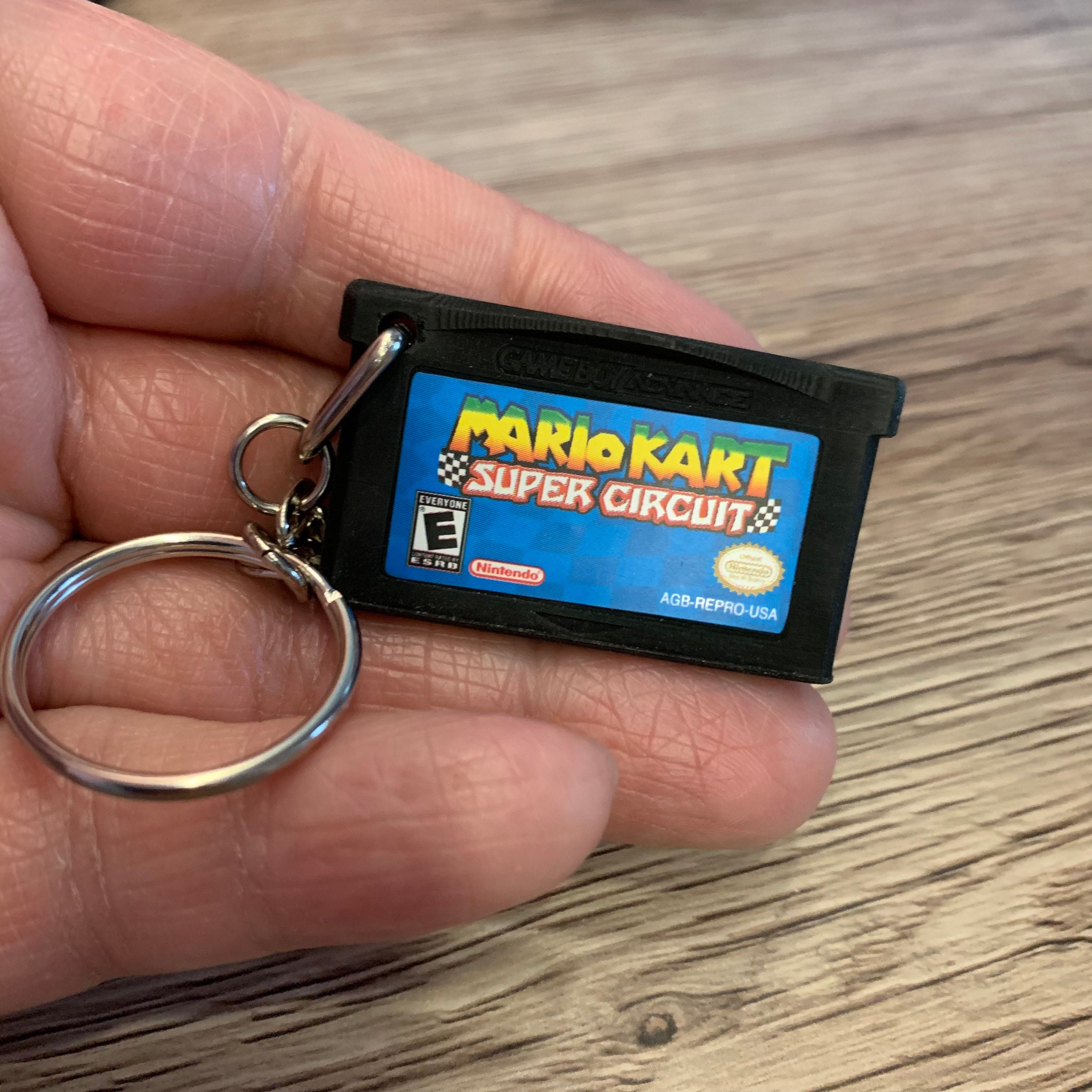 Gameboy Advance Cartridge Keychain / Keyring. Retro Cartridge Etsy