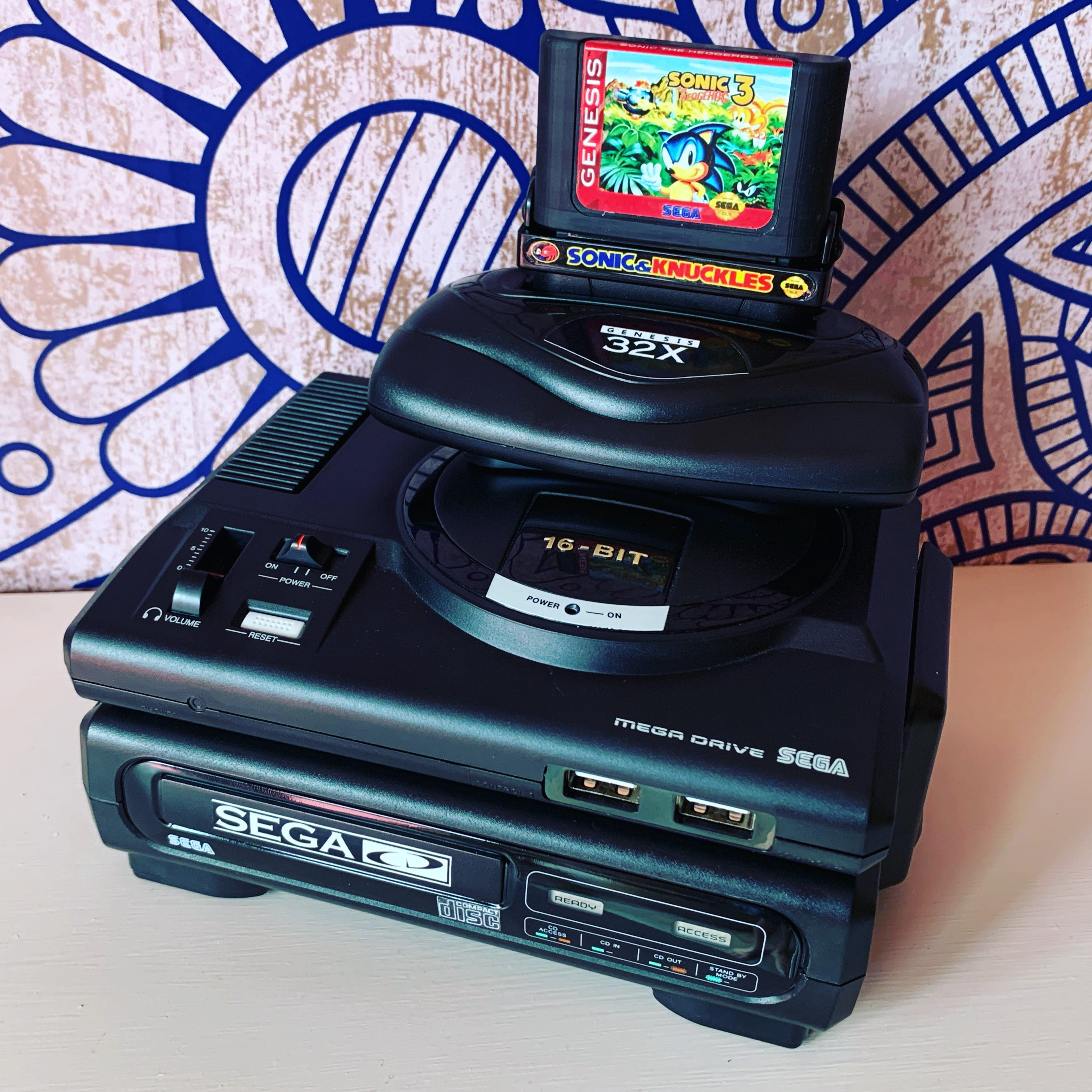 Sega Genesis Mini Mega Drive Mini Tower Of Power Sticker And Etsy Uk