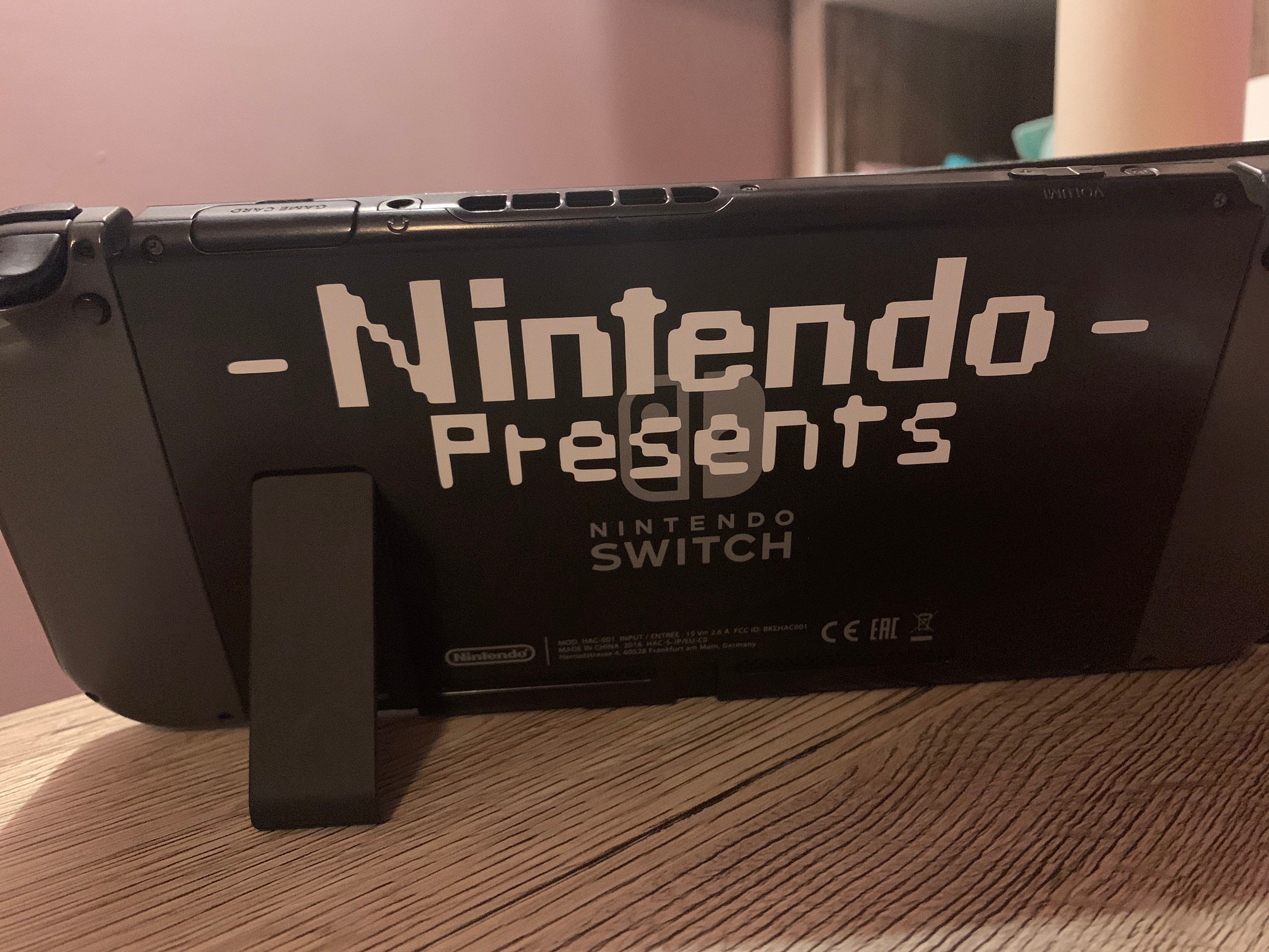 Nintendo Presents Vinyl Sticker for Switch Dock Etsy