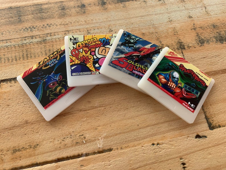 PC Engine CoreGrafx Mini 12 Hucard Cartridge Toys & Games Games