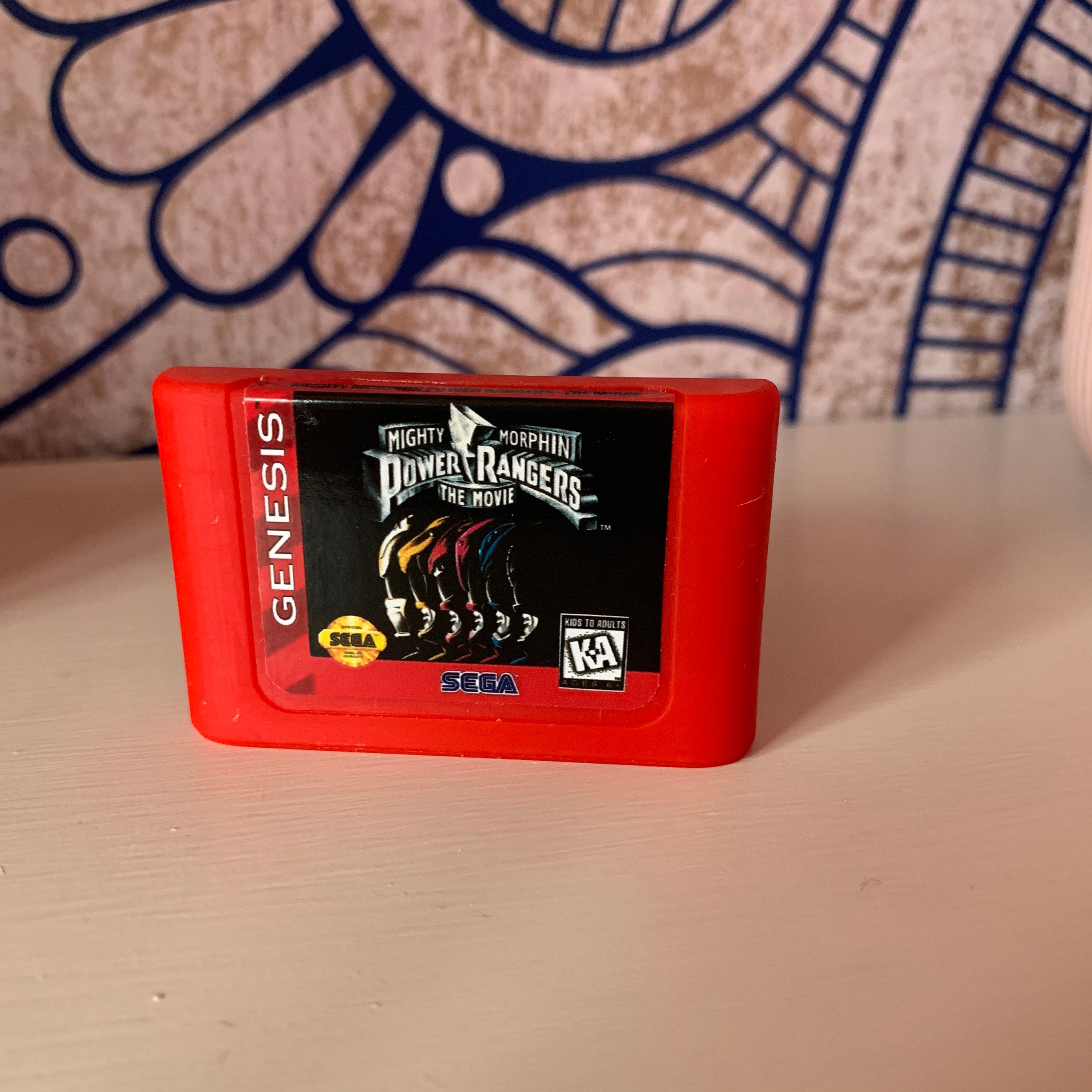 Red SEGA Genesis Mini Replica Cartridge Etsy