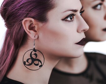 666 (earrings #3)