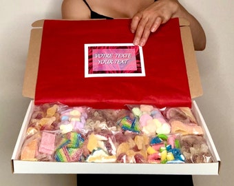 Haribo mix PIK candies • Personalized gift box • Confectionery • treats