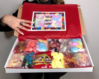 Haribo Mix Bonbons • Personalisierte Geschenkbox • Süßwaren • Leckereien