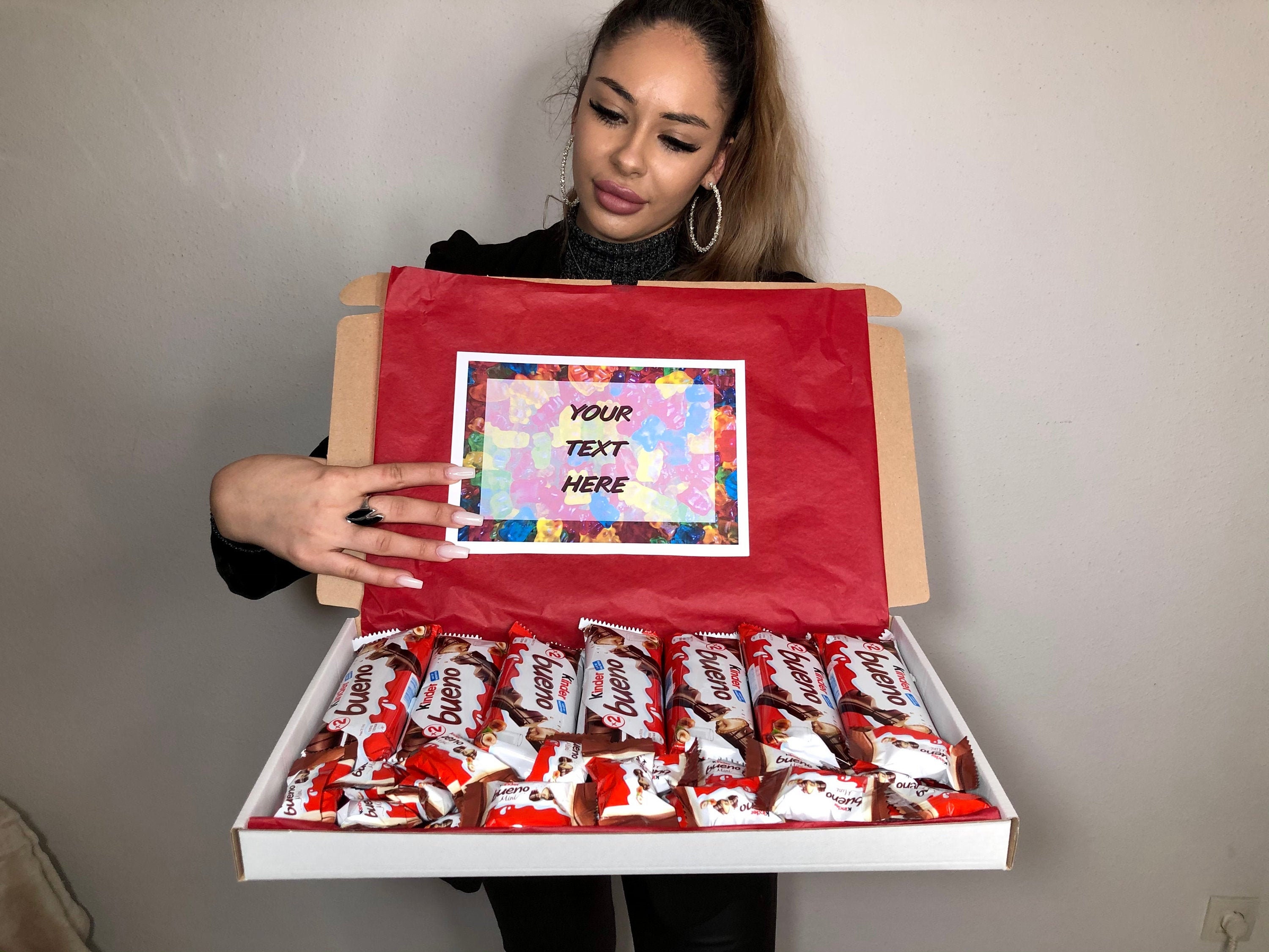 Chocolats Mix Kinder Cadeau Personnalisé