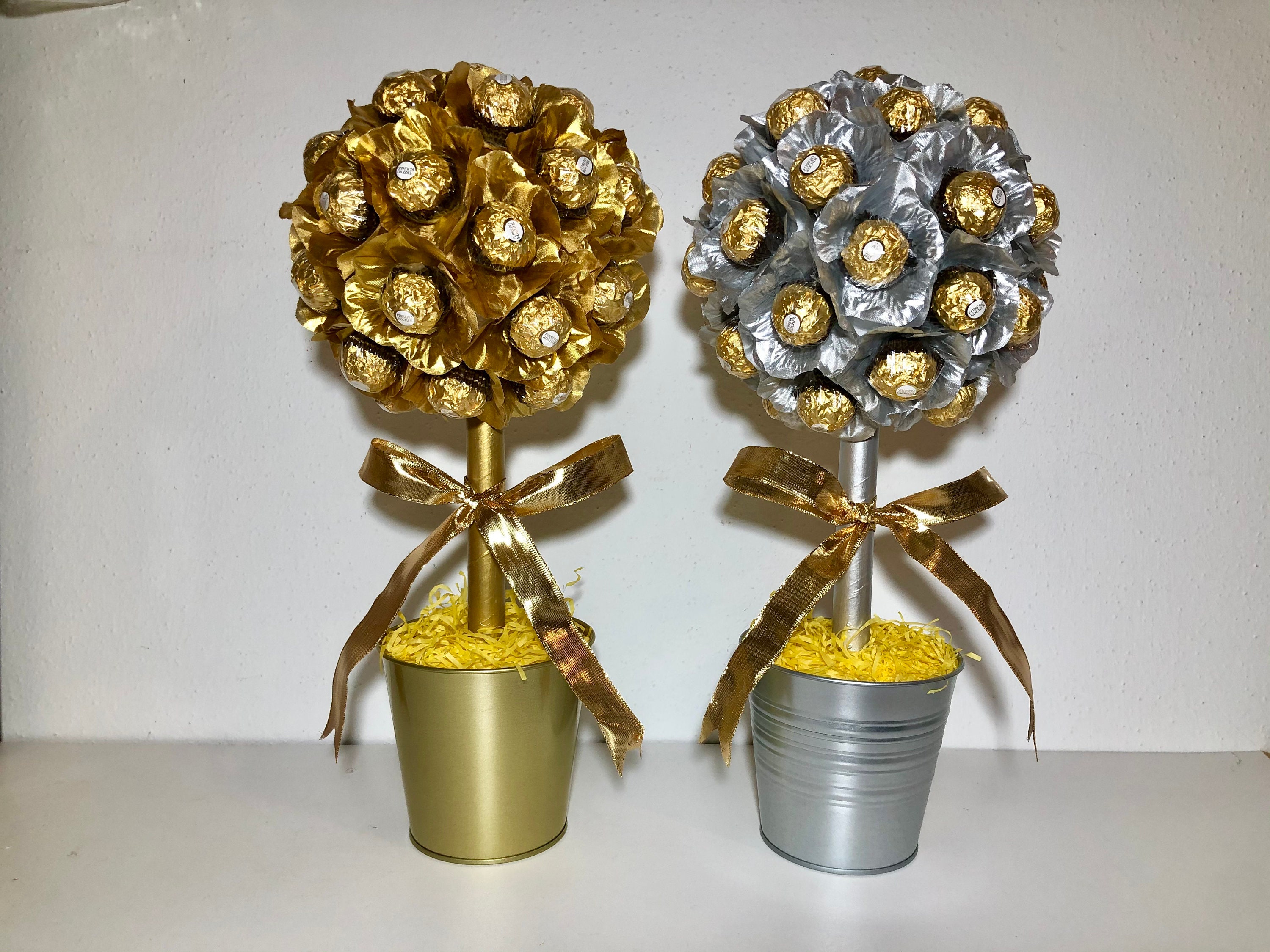 Arbre Ferrero Rocher & Carte personnalisée Bouquet de chocolats