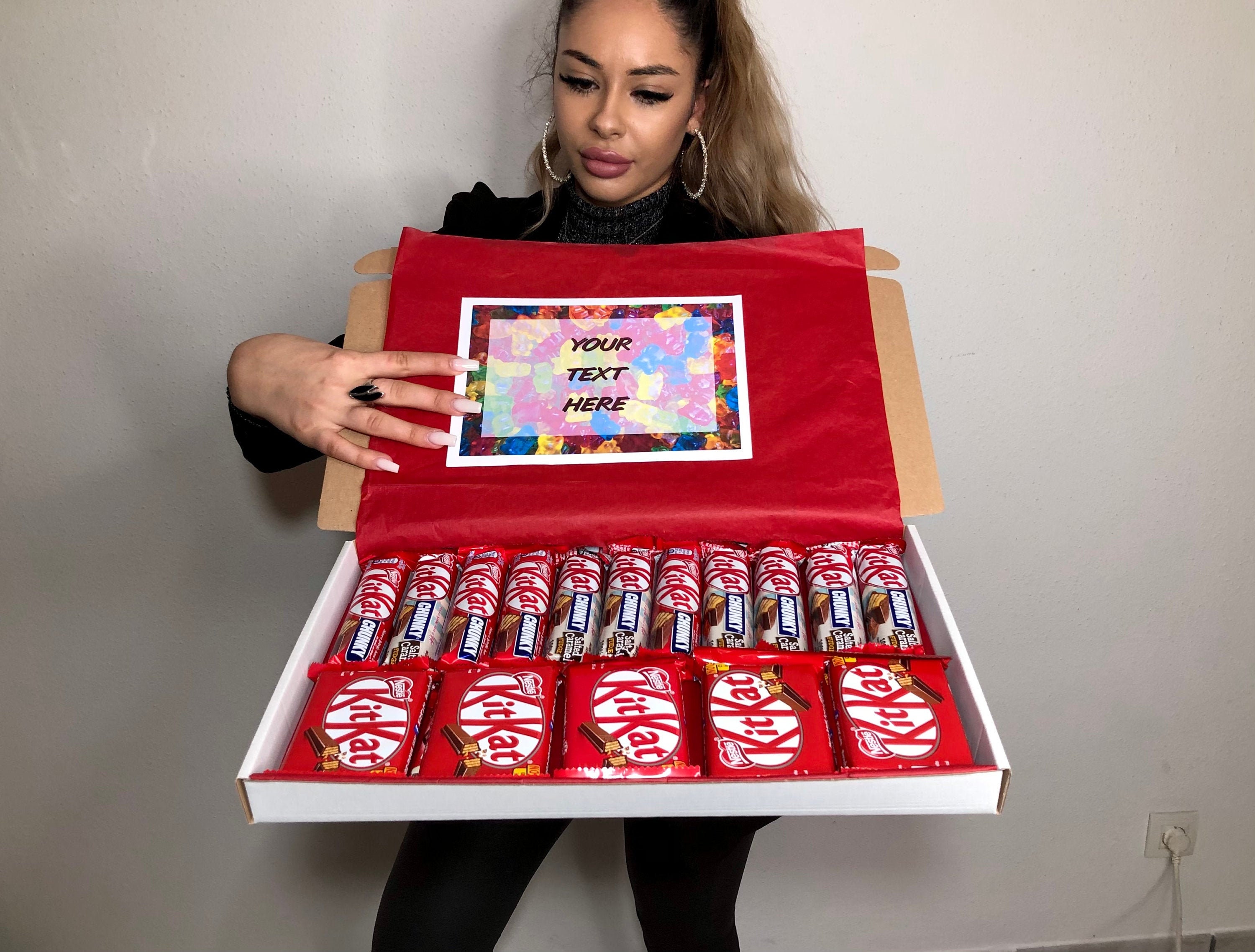 Chocolats Mix Kitkat Cadeau Personnalisé