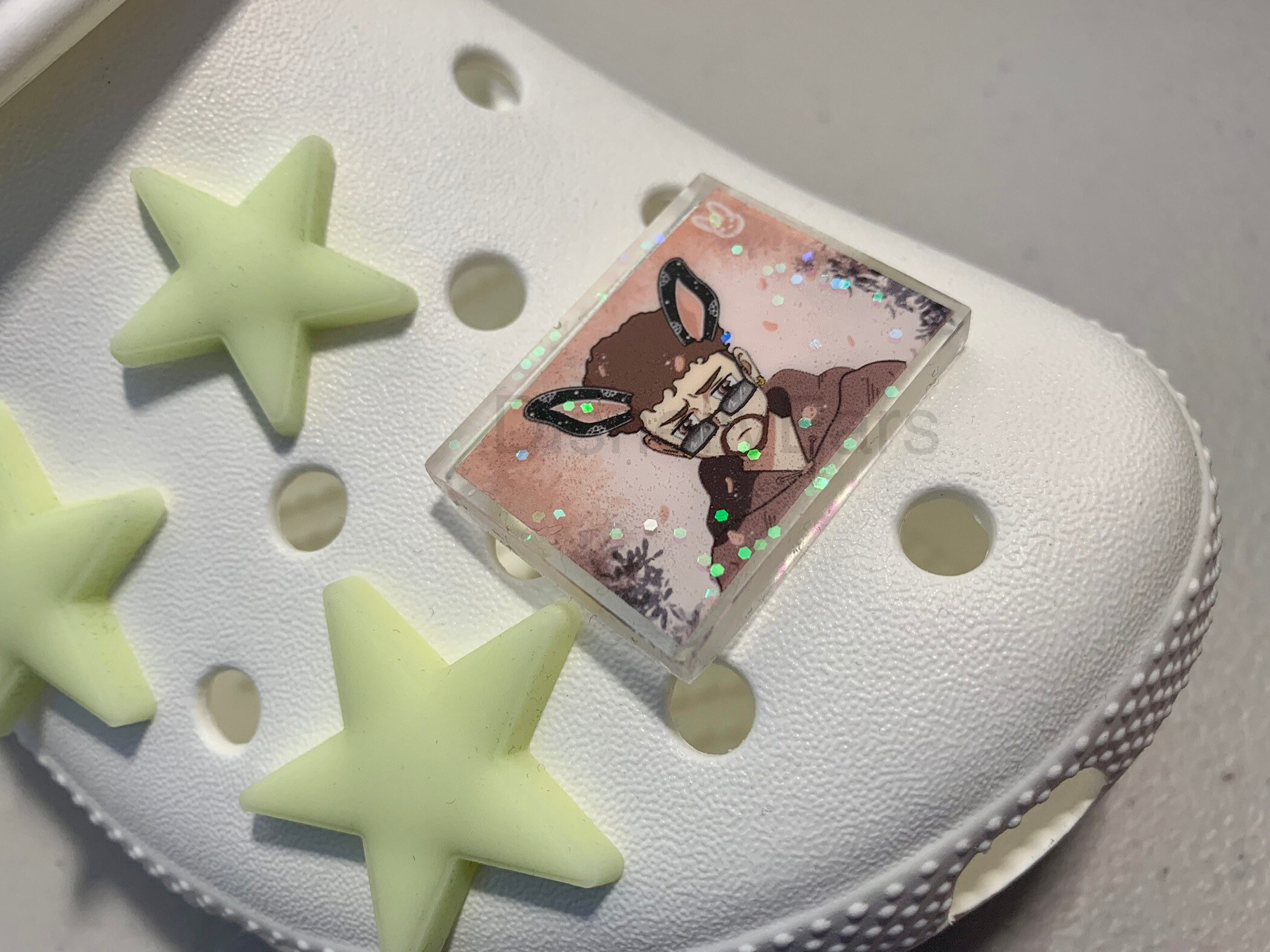 etsy bad bunny croc charms