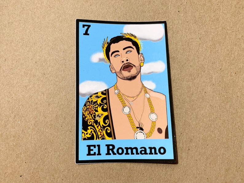 Download NEW 5 Pack Bad Bunny Stickers MINI or BIG Loteria stickers ...