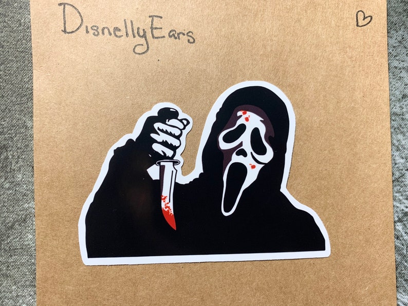 Scary Stickers Pack Classic Horror Movies Stickers | Etsy