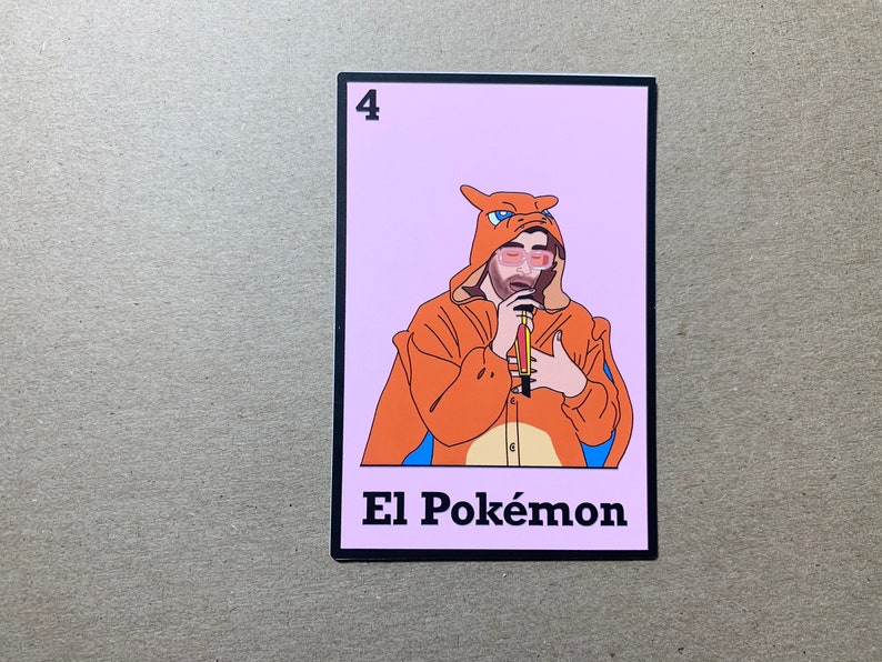 Download NEW 5 Pack Bad Bunny Stickers MINI or BIG Loteria stickers ...