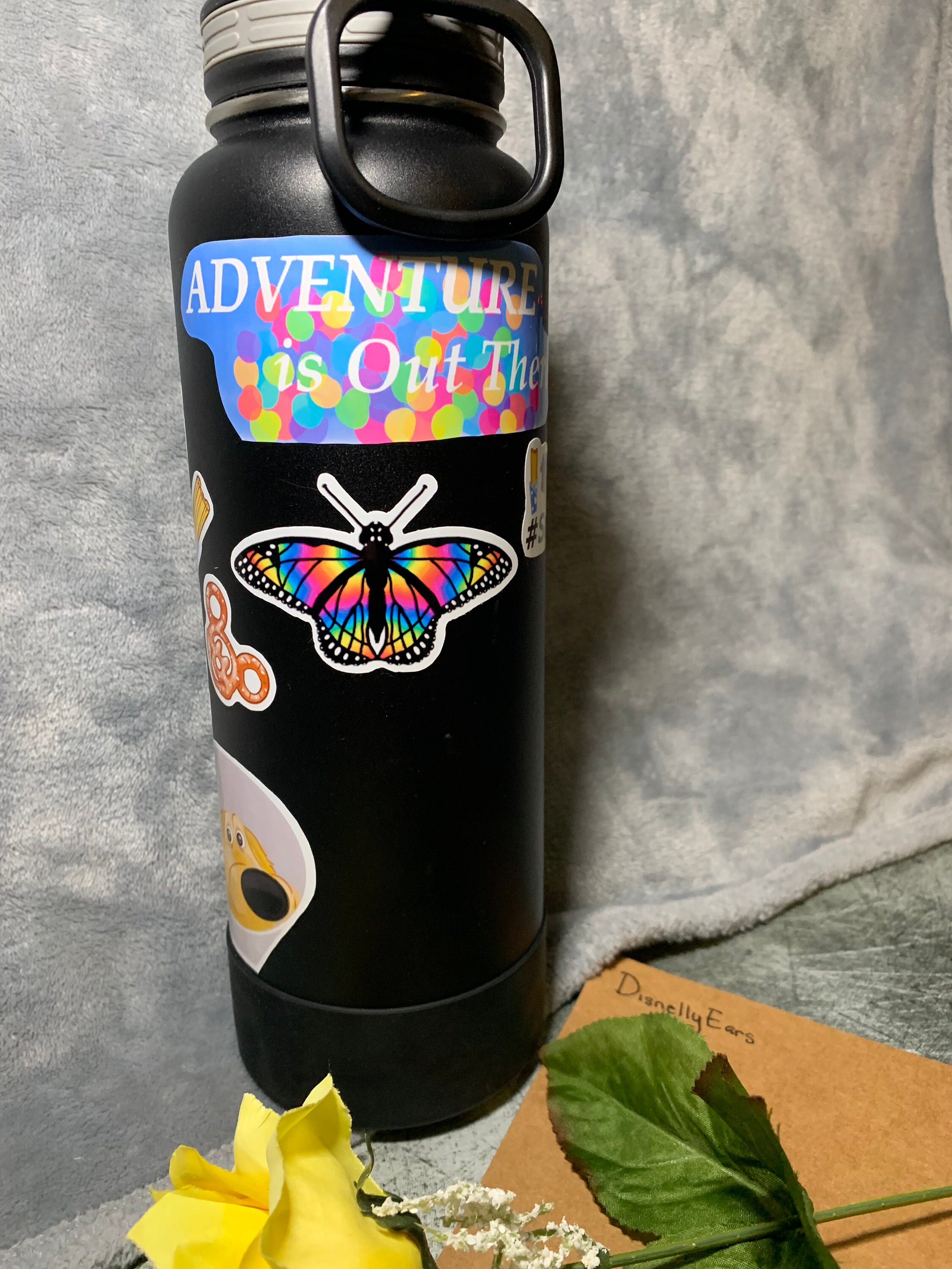 Rainbow Stickers Stickers for Water Bottles Butterfly Etsy