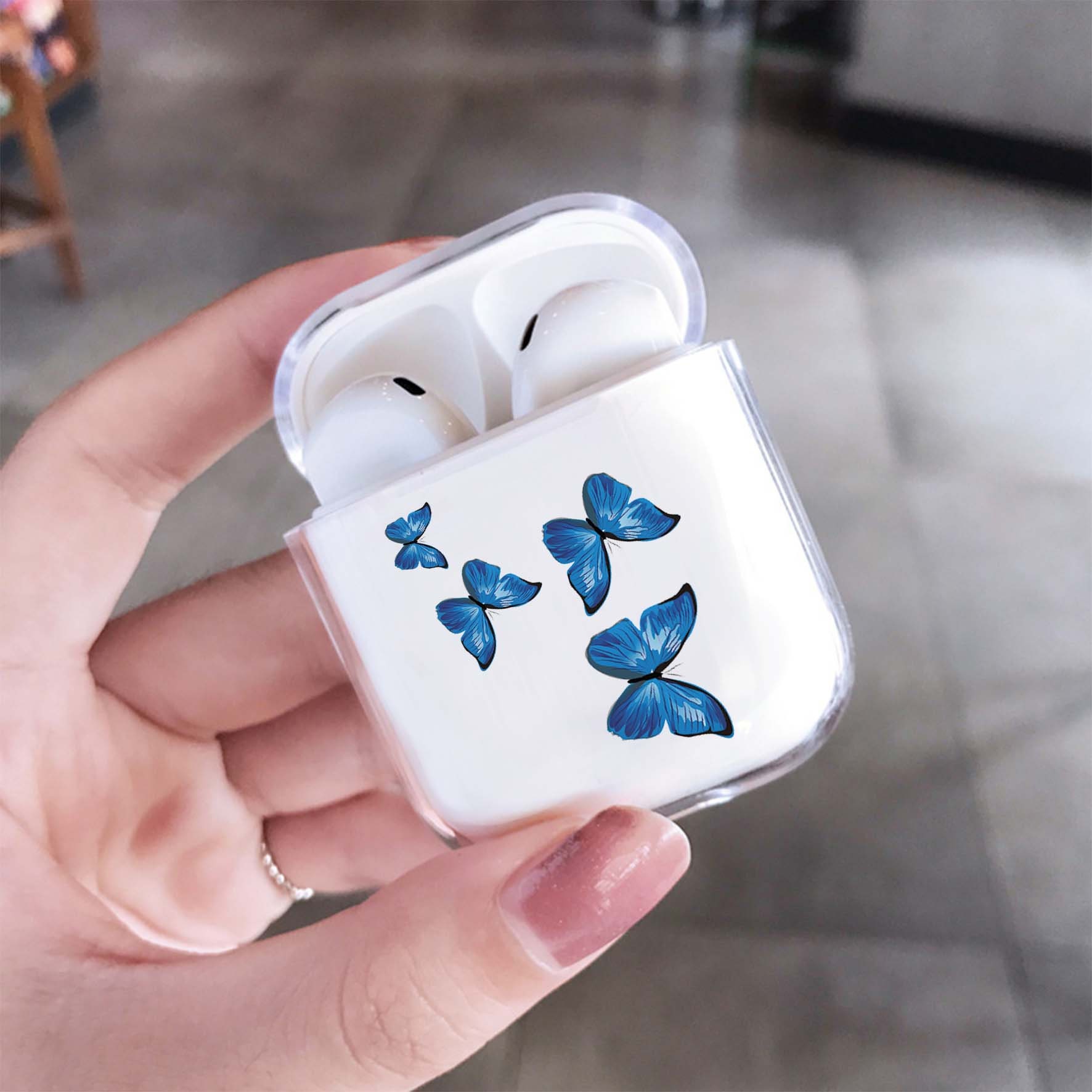 Butterfly AirPods Case Clear AirPod Pro Case Transparent | Etsy