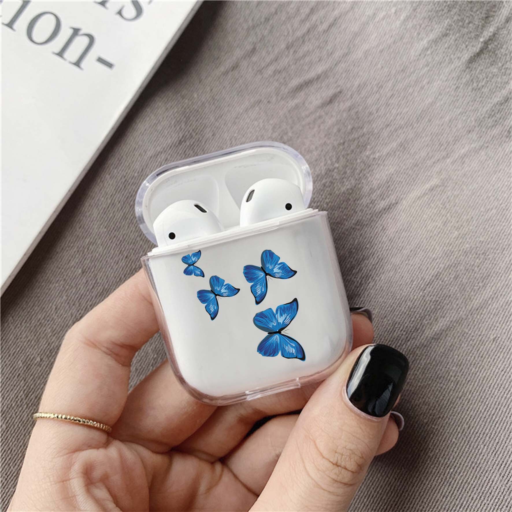 Butterfly Airpods Case Clear Airpod Pro Case Transparent | Etsy