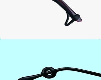 Silicone Glasses Anti-Slip Ear Hooks: Temple Grip Support