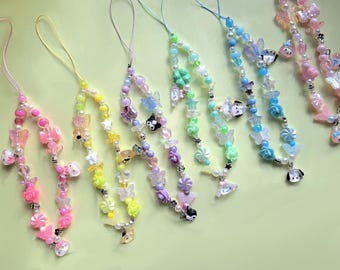 Small Sanrio Handmade phone charm accessory Hello Kitty My Melody Pompompurin Pochacco Cinnamoroll