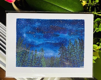 Art card ~ Under a Blanket of Stars 1