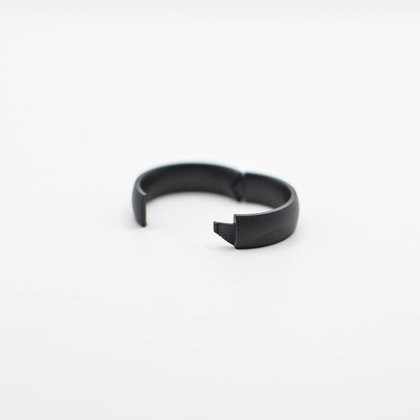 Black Fat Knuckle Men’s Wedding Band