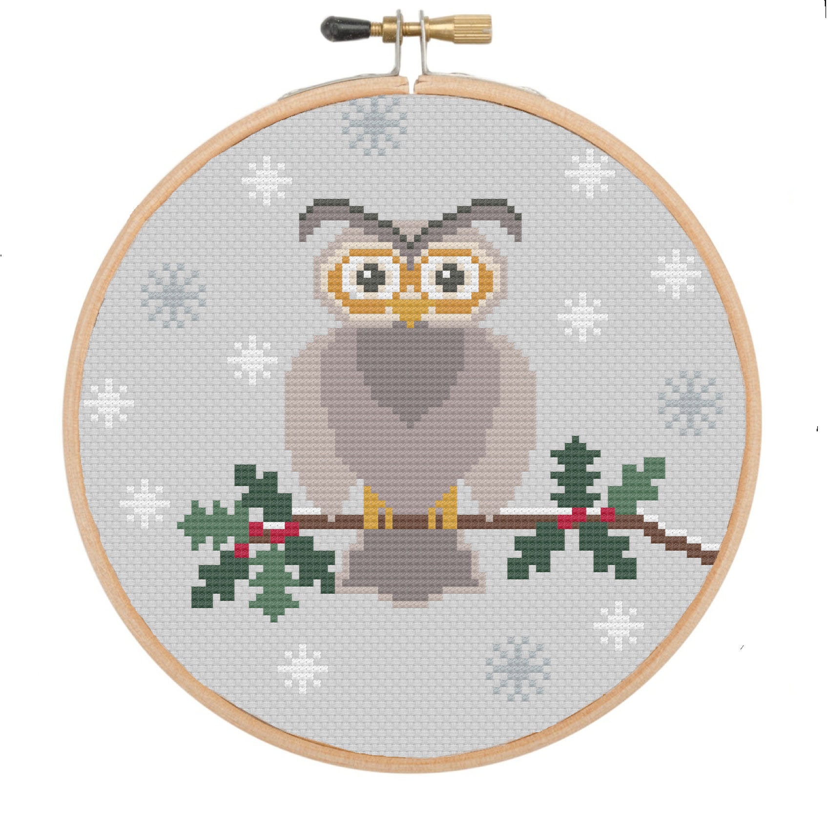 Cross Stitch Pattern Woodland Animals Winter Four Cross - Etsy